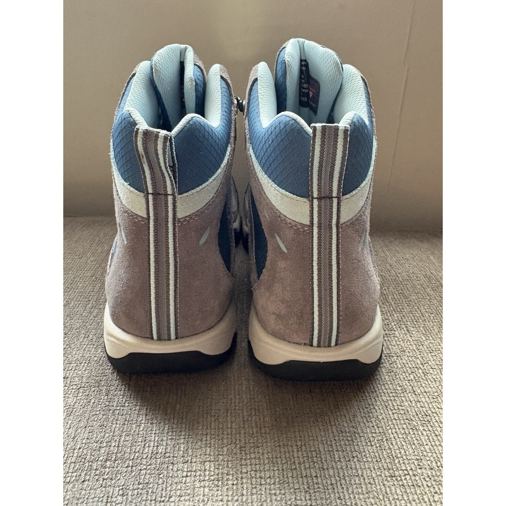 LL Bean Womens Trail Model 4 Hiking Boots 4" Mid  Sz 9 Gray Blue NWOB - Picture 4 of 9